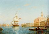 Felix Ziem La Reine de Ladriatique painting